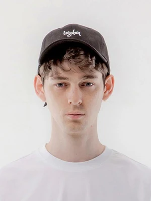 BRUSH SCRIPT BALLCAP-BLACK